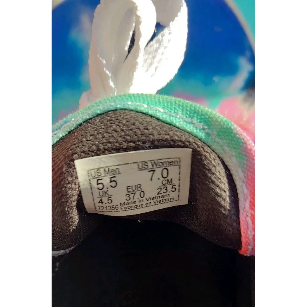 VANS TIE Dyed Classic Multicoloured Size 7 US Women's Shoes Pink Blue Canvas